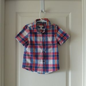 Cat & Jack Short sleeve button up